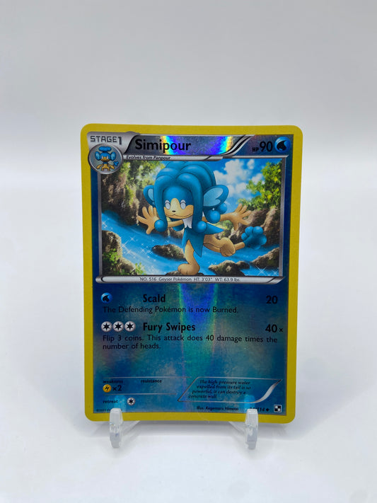 Simipour Reverse Holo Black And White Base Set 34/114