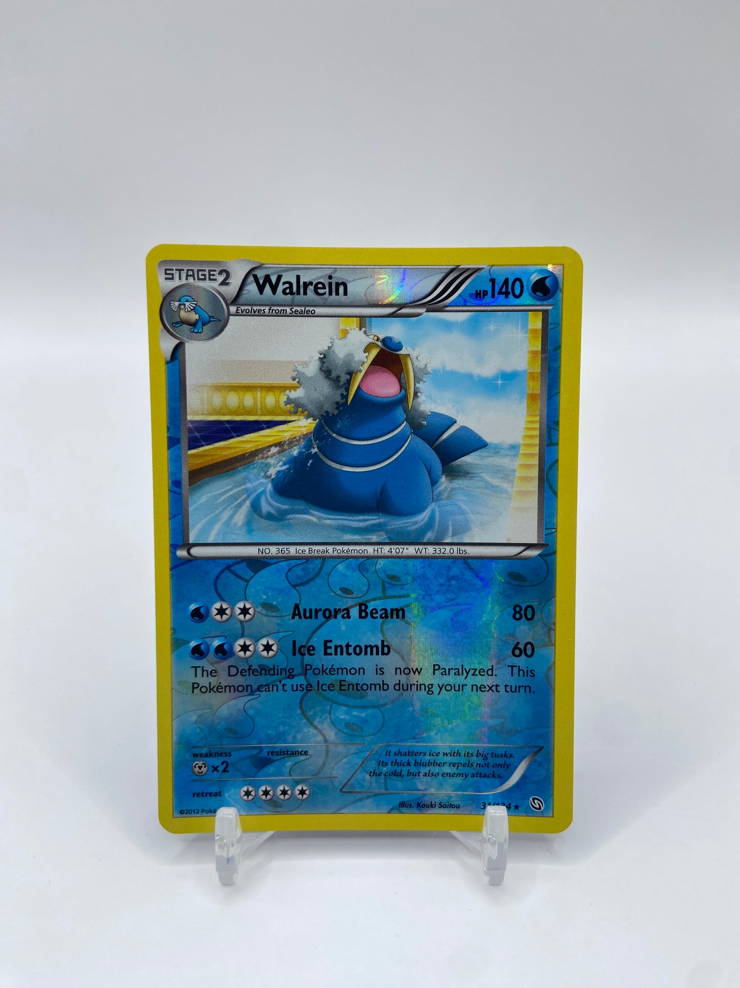 Walrein Reverse Holo Rare Dragons Exalted 31/124