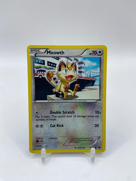 Meowth Reverse Holo Next Destines 80/99