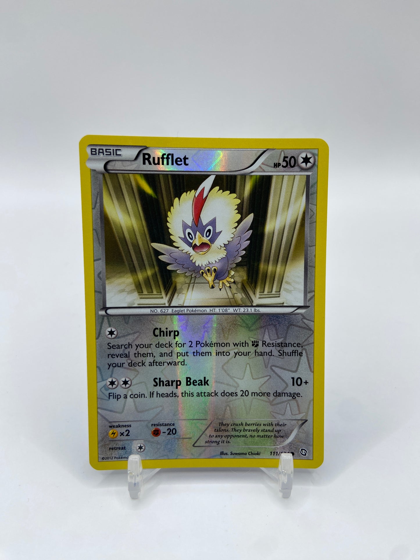 Rufflet Reverse Holo Dragons Exalted 111/124
