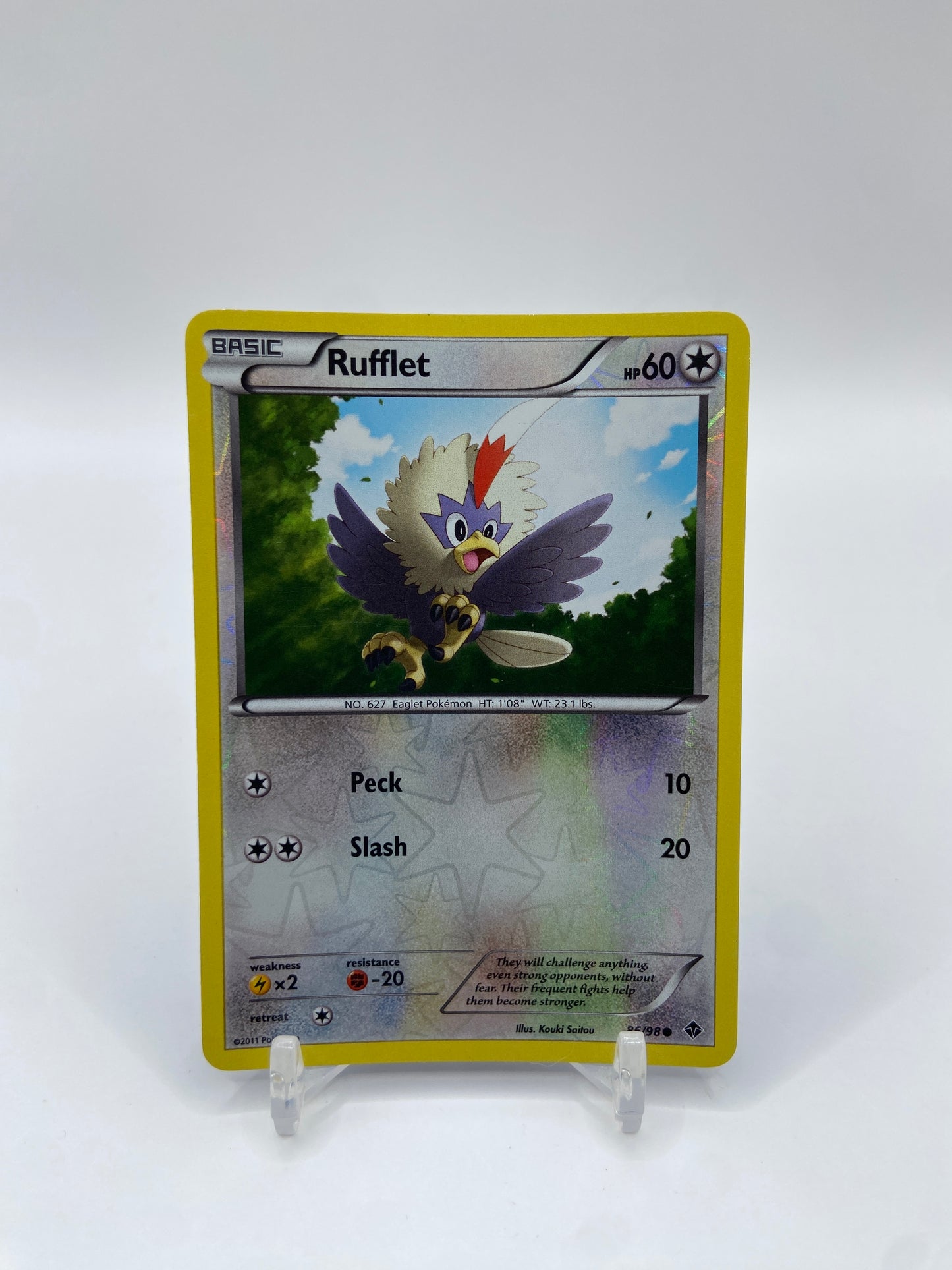 Rufflet Reverse Holo Emerging Powers 86/98