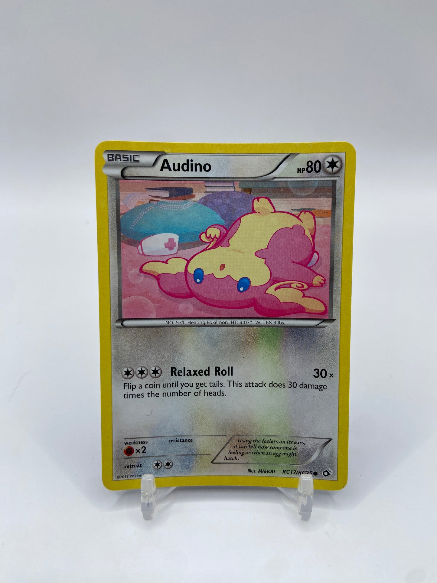Audino Reverse Holo ( Star Patten ) Legendary Treasures Radiant Collection RC17/RC25