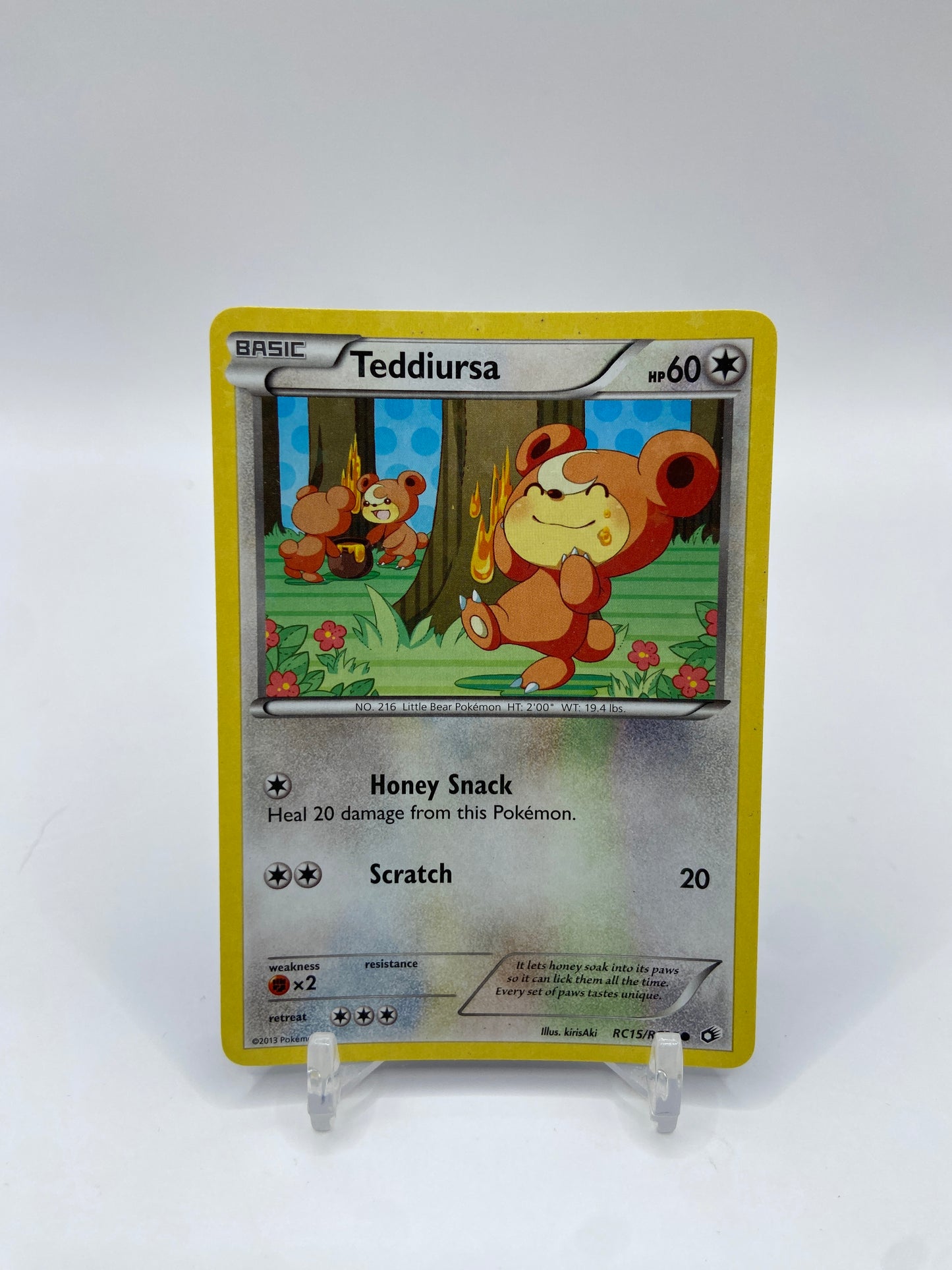 Teddiursa Reverse Holo ( Star Patten ) Legendary Treasures RC15/RC25