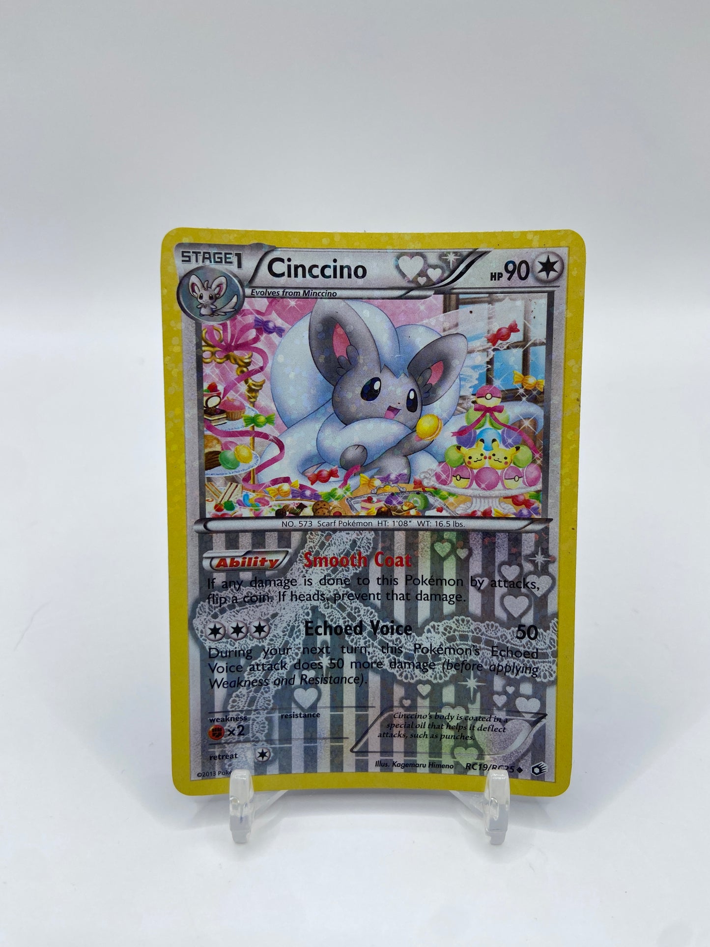 Cinccino Holo Legendary Treasures Radiant Collection RC19/RC25