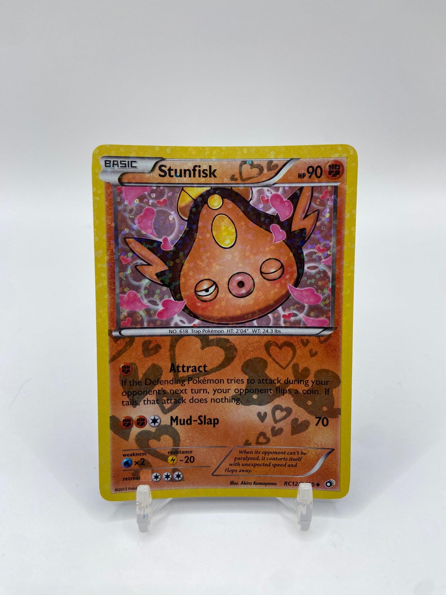 Stunfisk Holo Legendary Treasures Radiant Collection RC12/RC25