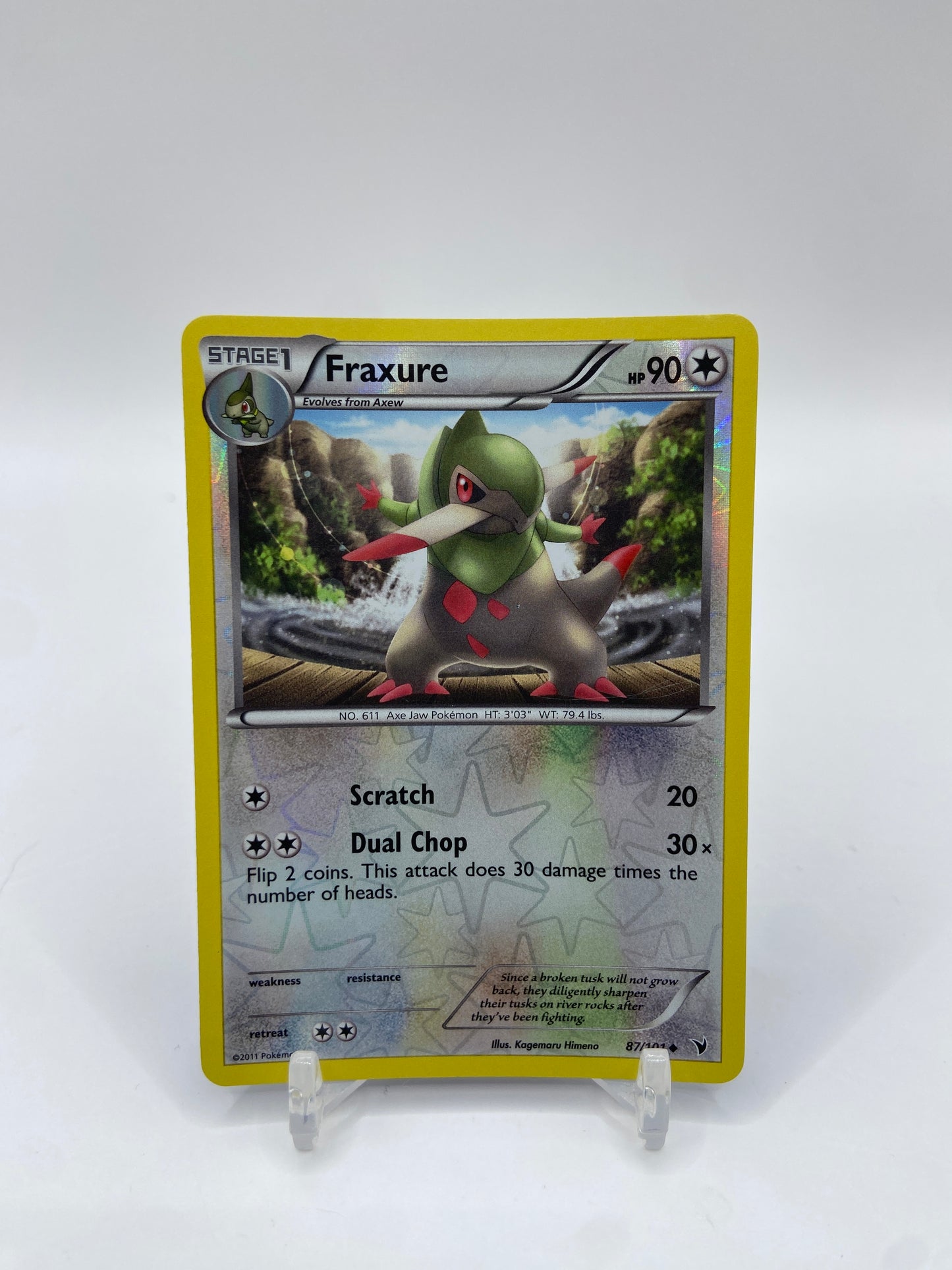 Fraxure Reverse Holo Noble Victories 87/101