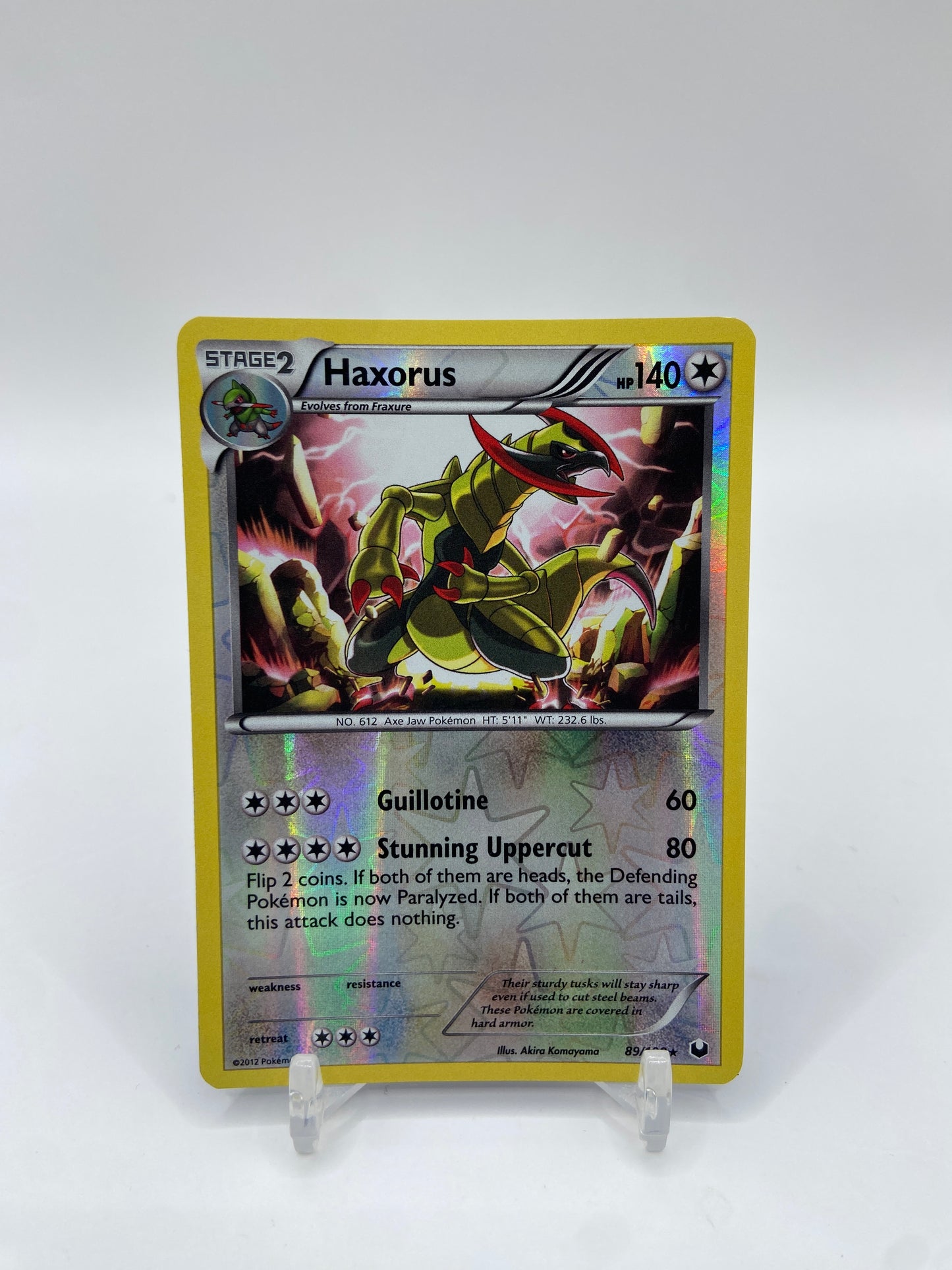 Haxorus Reverse Holo Rare Dark Explorers 89/108