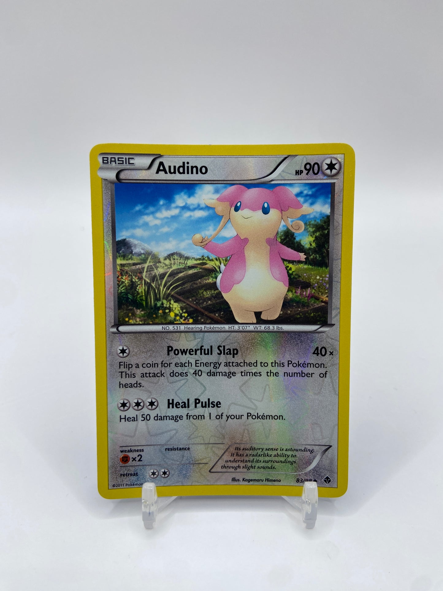 Audino Reverse Holo Emerging Powers 83/99