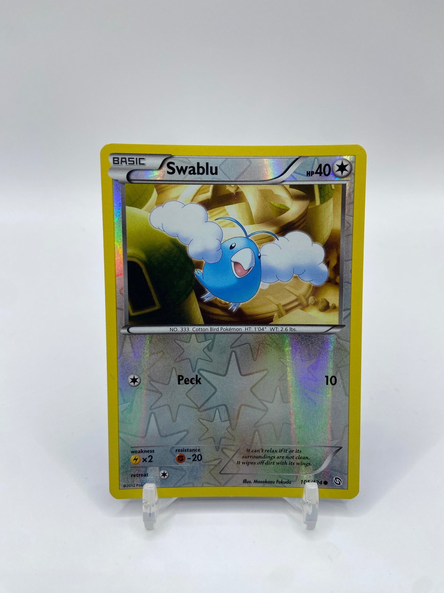 Swablu Reverse Holo Dragons Exalted 105/124