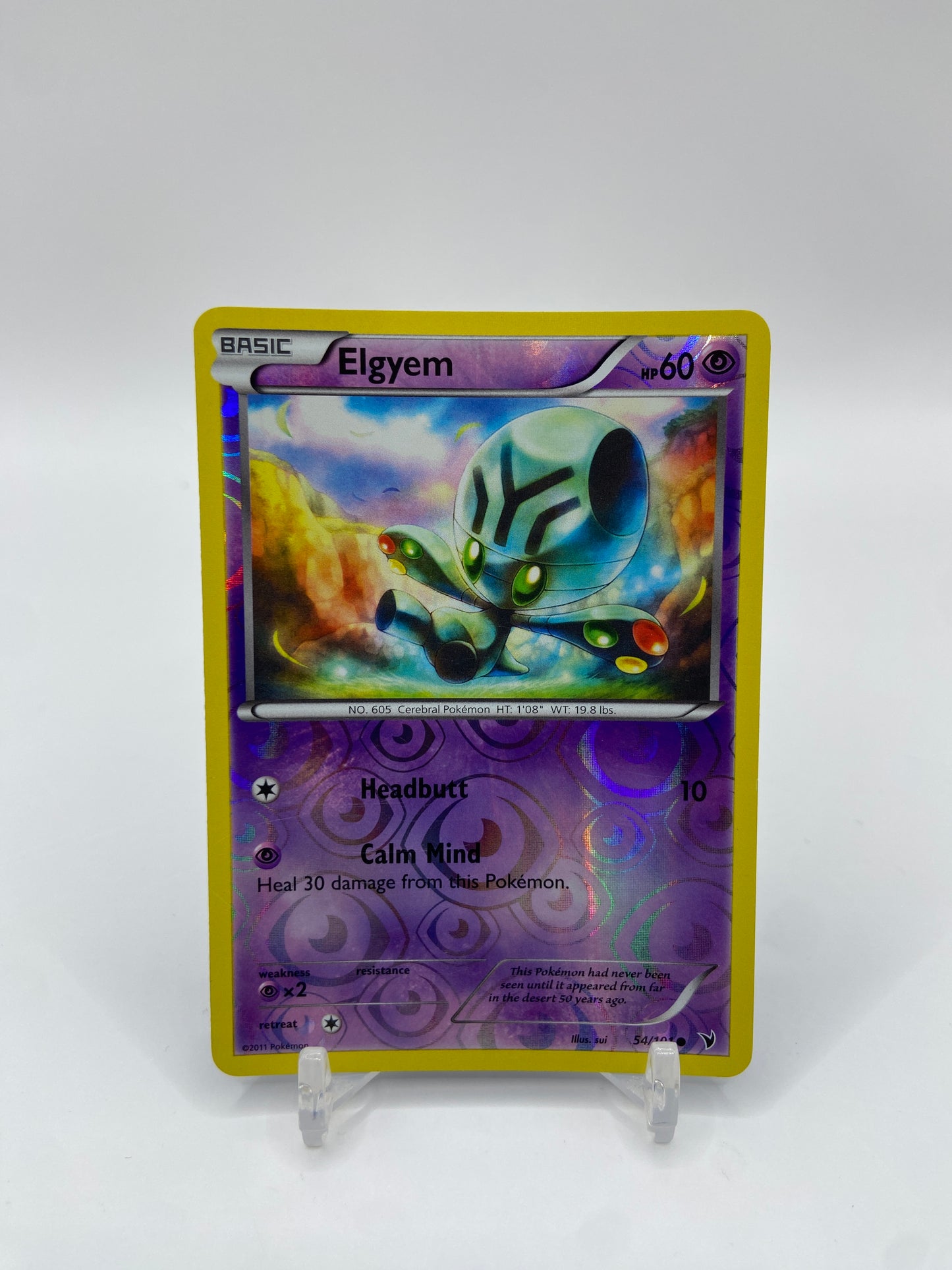 Elgyem Reverse Holo Noble Victories 54/101