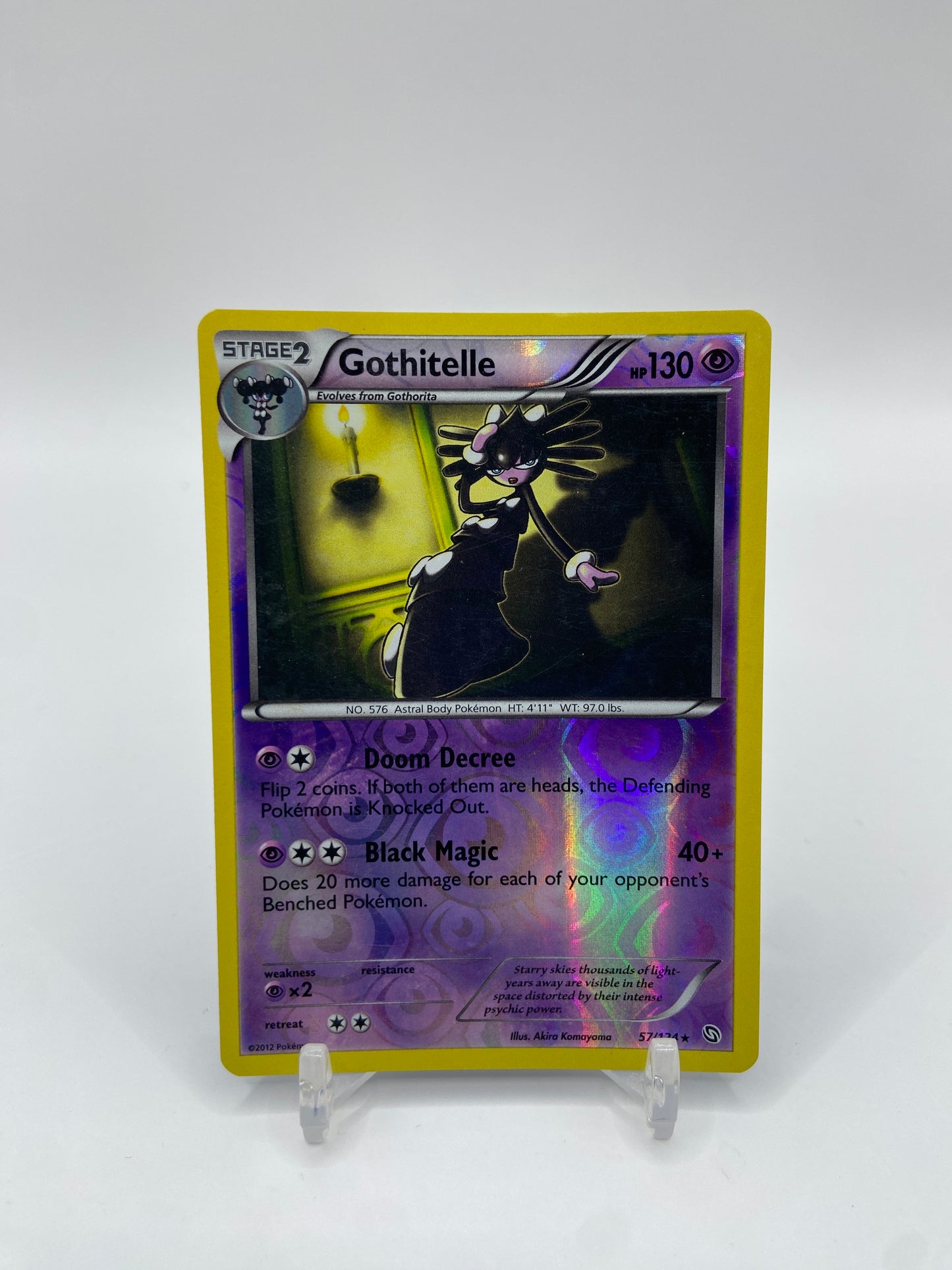 Gothitelle Reverse Holo Rare Dragons Exalted 57/124