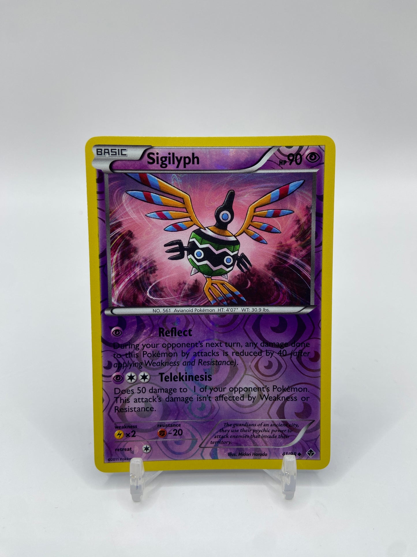 Sigilyph Reverse Holo Emerging Powers 41/98