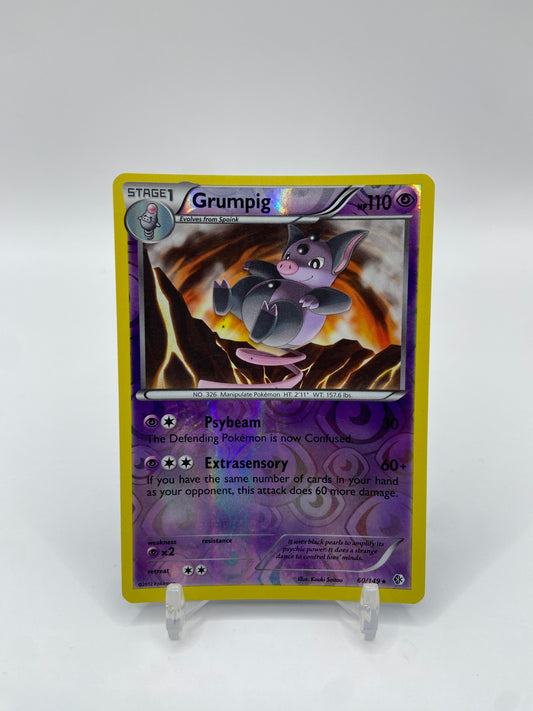 Grumpig Reverse Holo Rare Boundaries Crossed 60/149