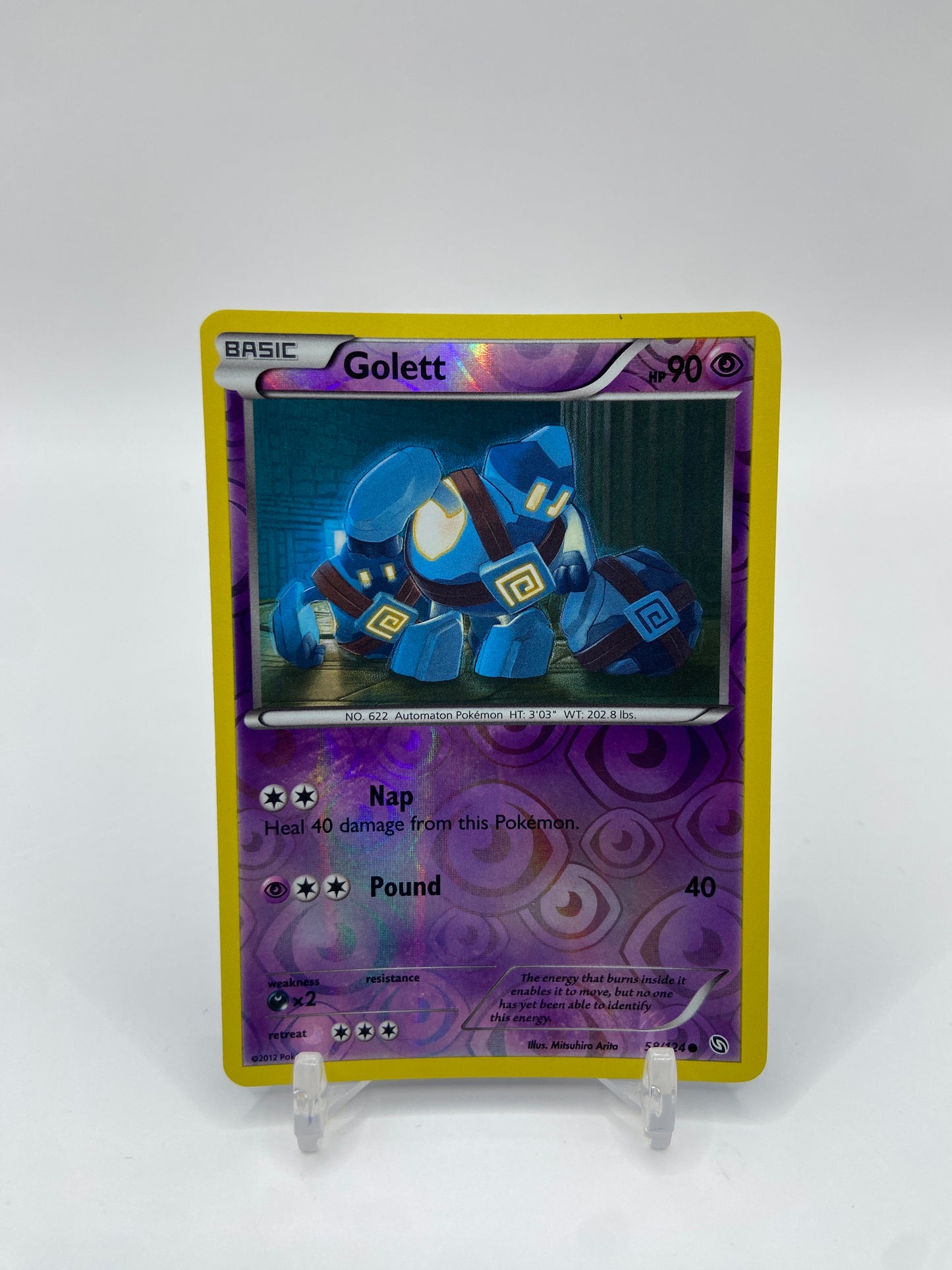 Golett Reverse Holo Dragons Exalted 58/124