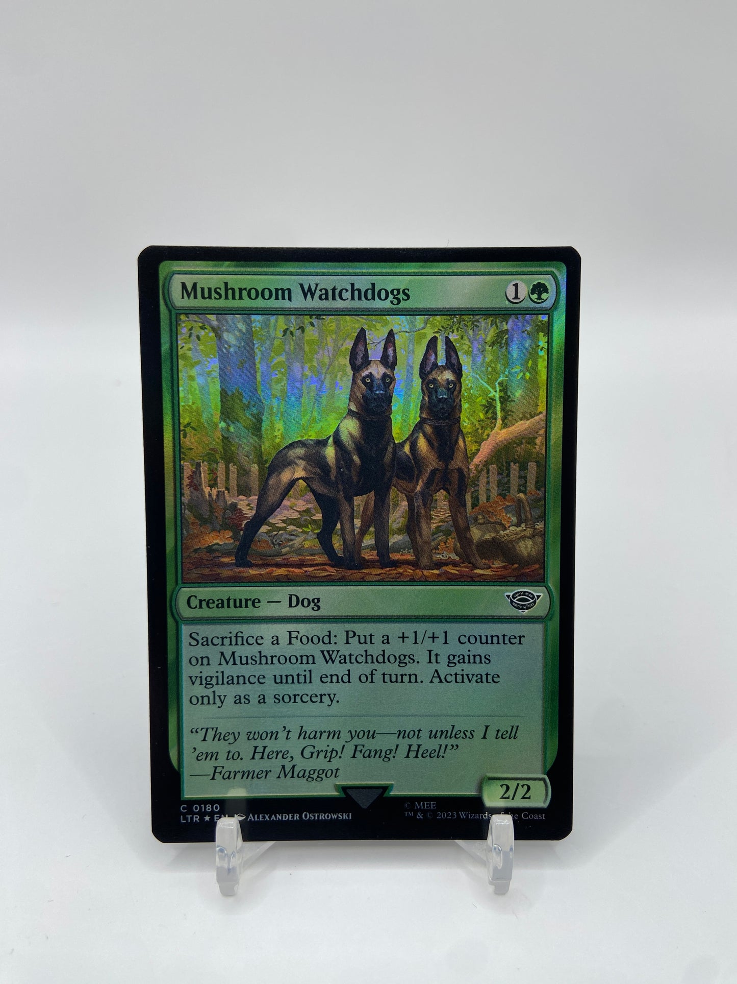 Mushroom Watchdogs Foil Universes Beyond: The Lord of the Rings: Tales of Middle-earth C 180