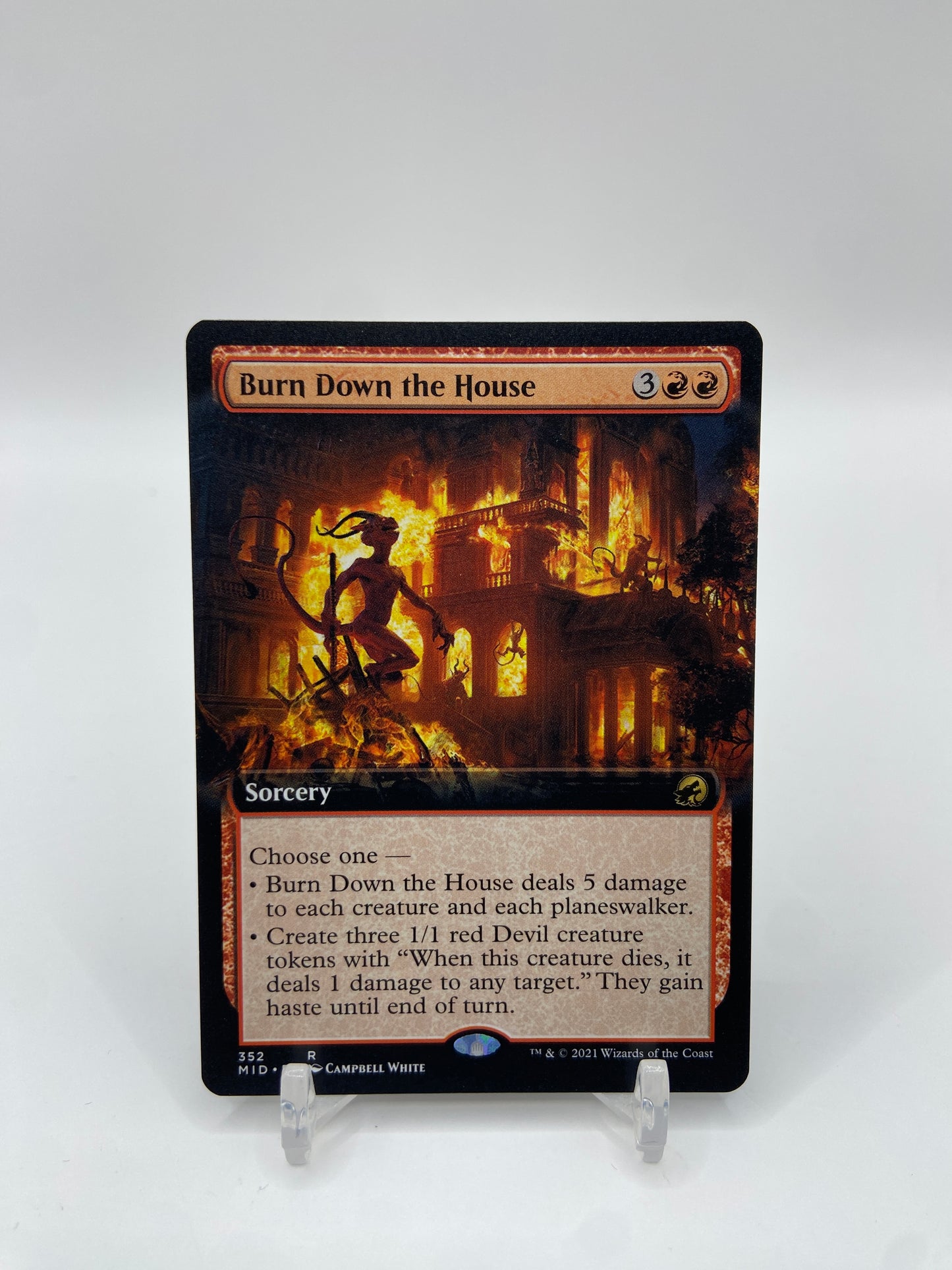 Burn Down the House (Extended Art) Innistrad: Midnight Hunt R 352