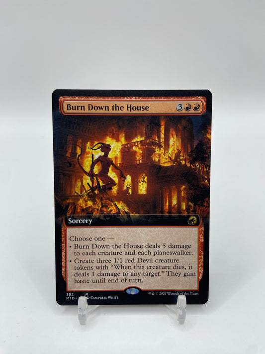 Burn Down the House (Extended Art) Innistrad: Midnight Hunt R 352