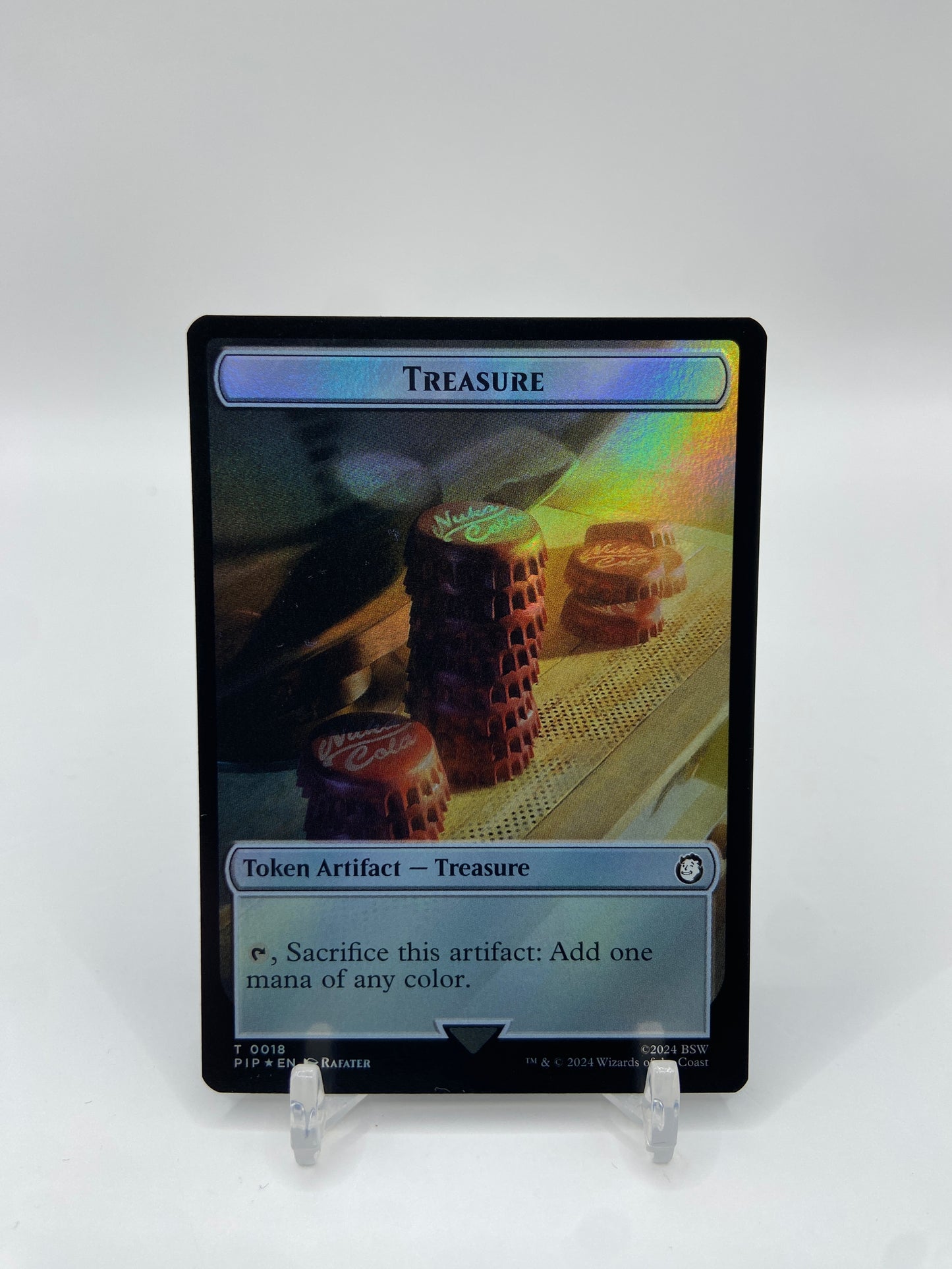 Treasure Foil (0018) // Clue Double-Sided Token Universes Beyond: Fallout T 18 // 11