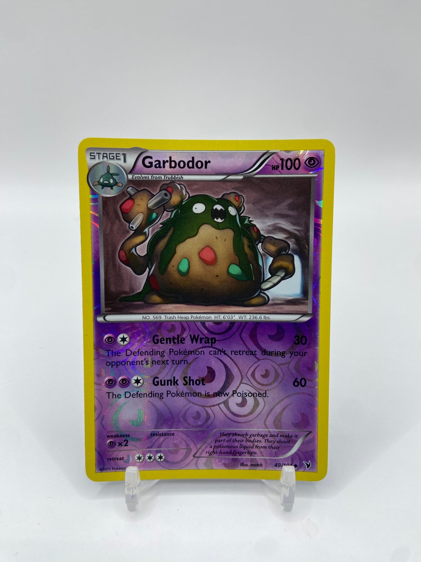 Garbodor Reverse Holo Noble Victories 49/101