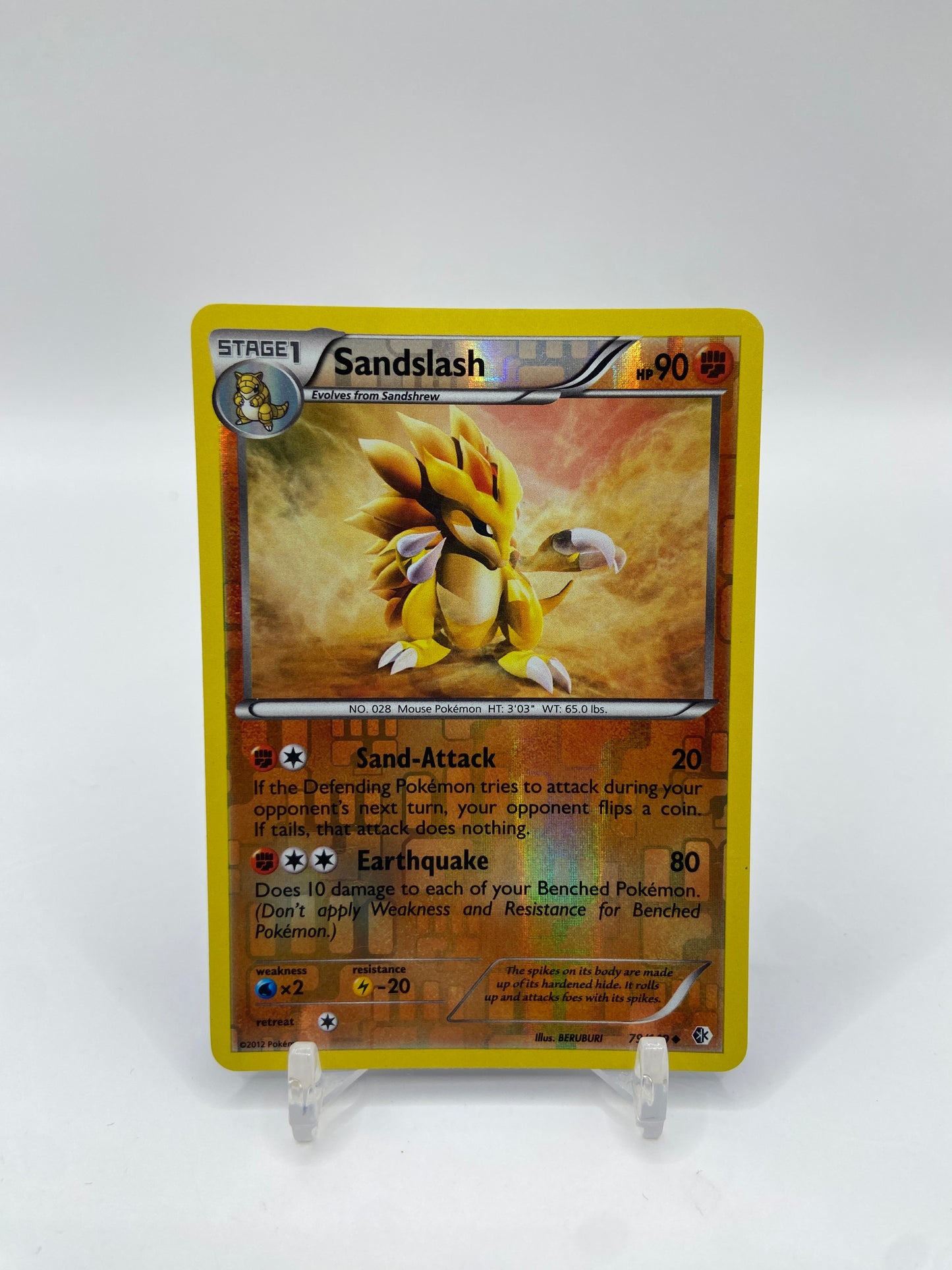 Sandslash Reverse Holo Boundaries Crossed 79/149