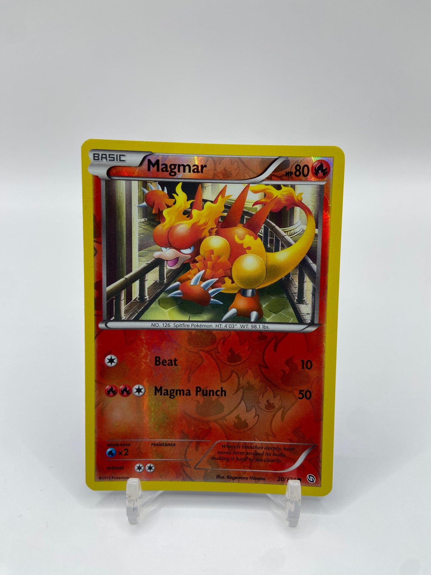 Magmar Reverse Holo Dragons Exalted 20/124