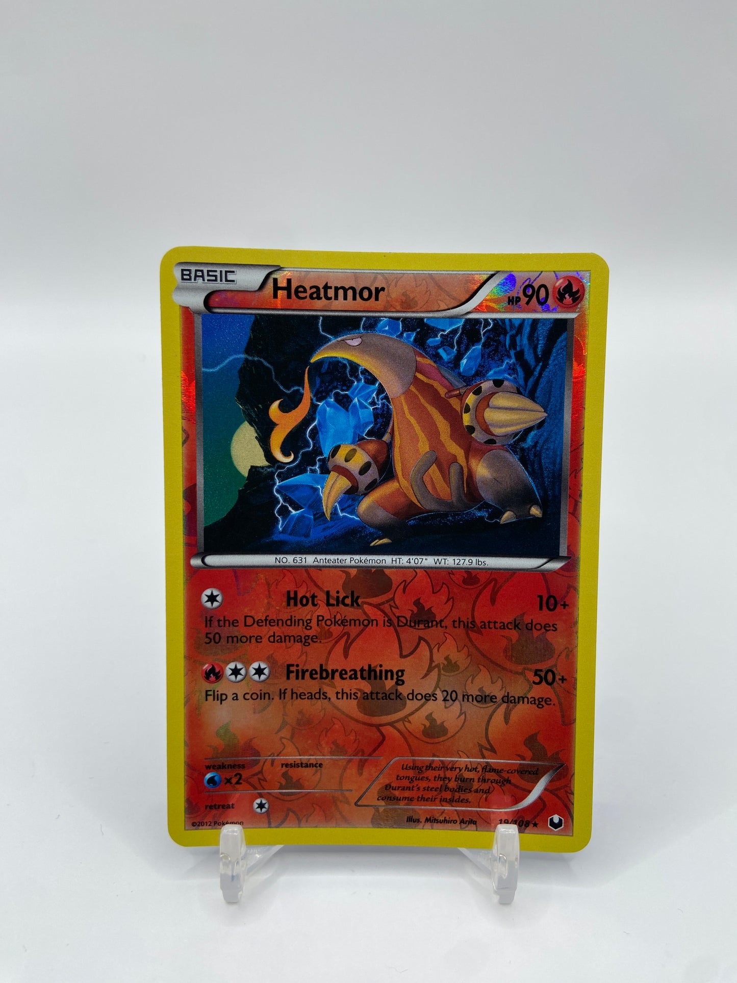 Heatmor Reverse Holo Rare Dark Explorers 19/108