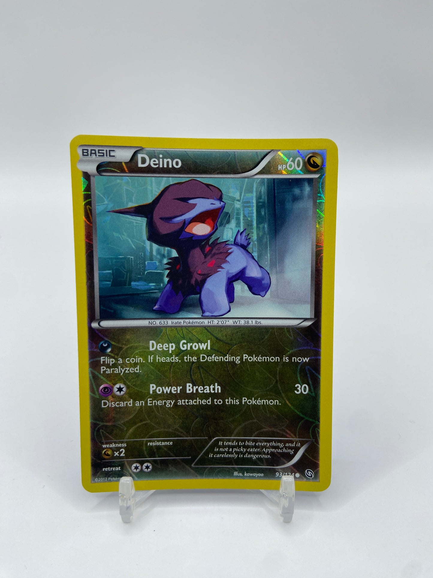 Deino Reverse Holo Dragons Exalted 93/124