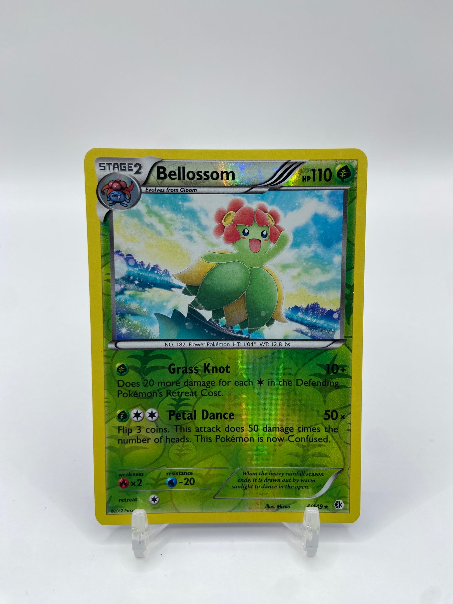 Bellossom Reverse Holo Rare Boundaries Crossed 4/149