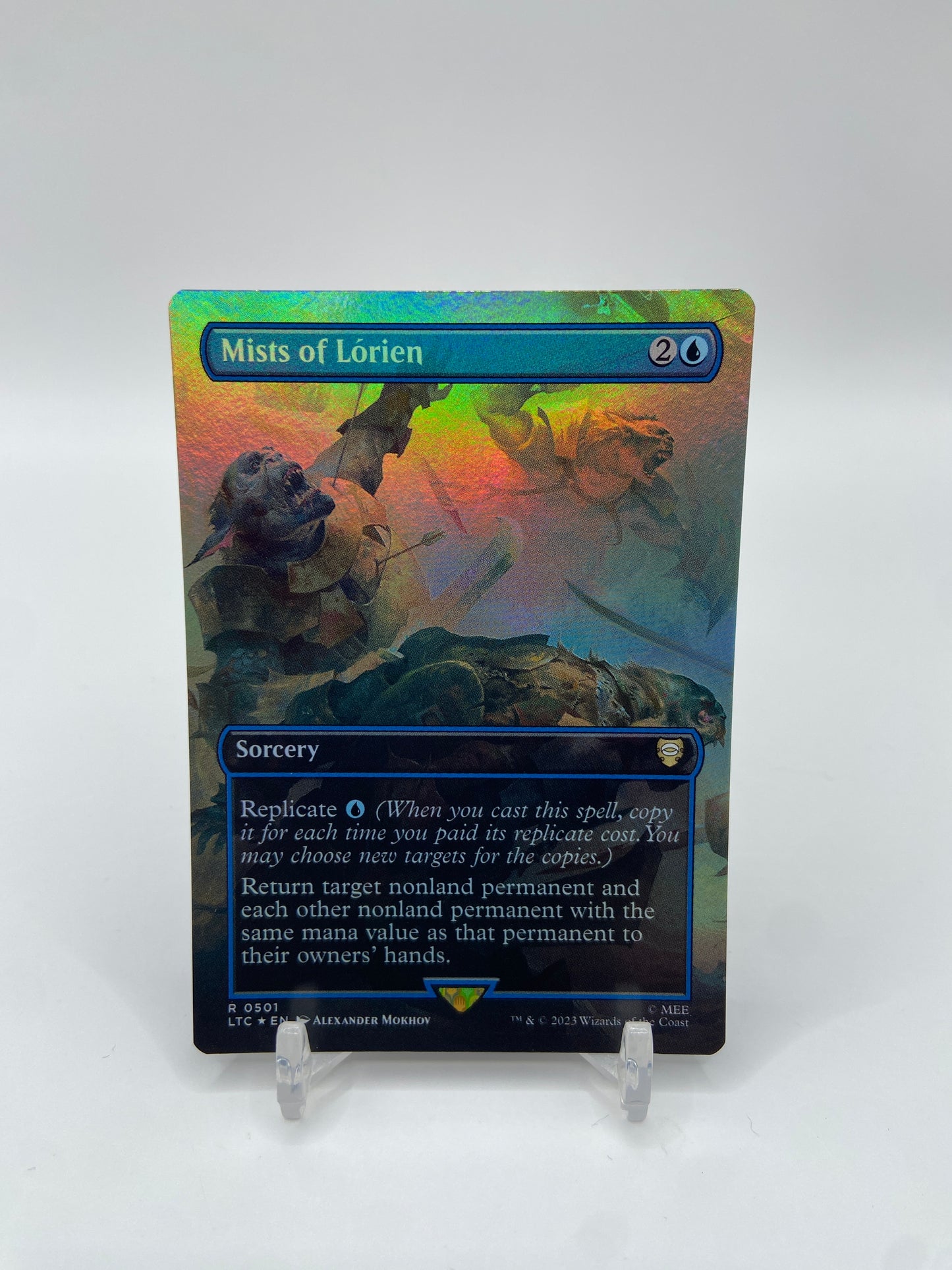 Mists of Lorien Foil (Borderless) Commander: The Lord of the Rings: Tales of Middle-earth R 501