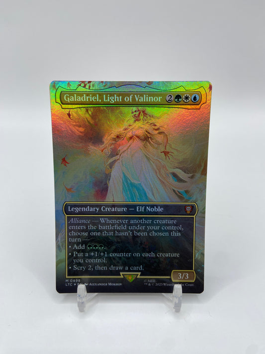 Galadriel, Light of Valinor Foil (Borderless) Commander: The Lord of the Rings: Tales of Middle-earth M 498