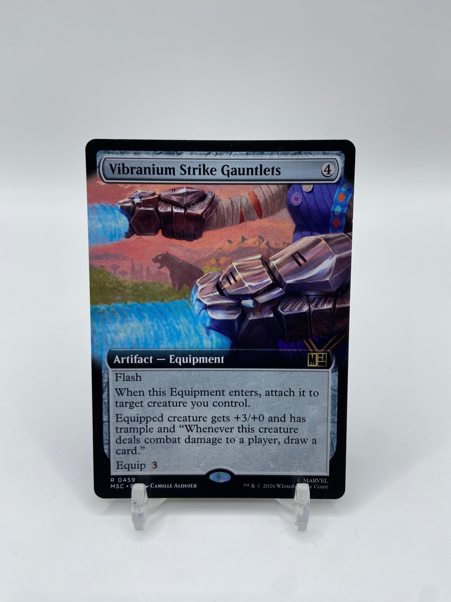 Vibranium Strike Gauntlets (Extended Art) Commander: Marvel Super Heroes R 459