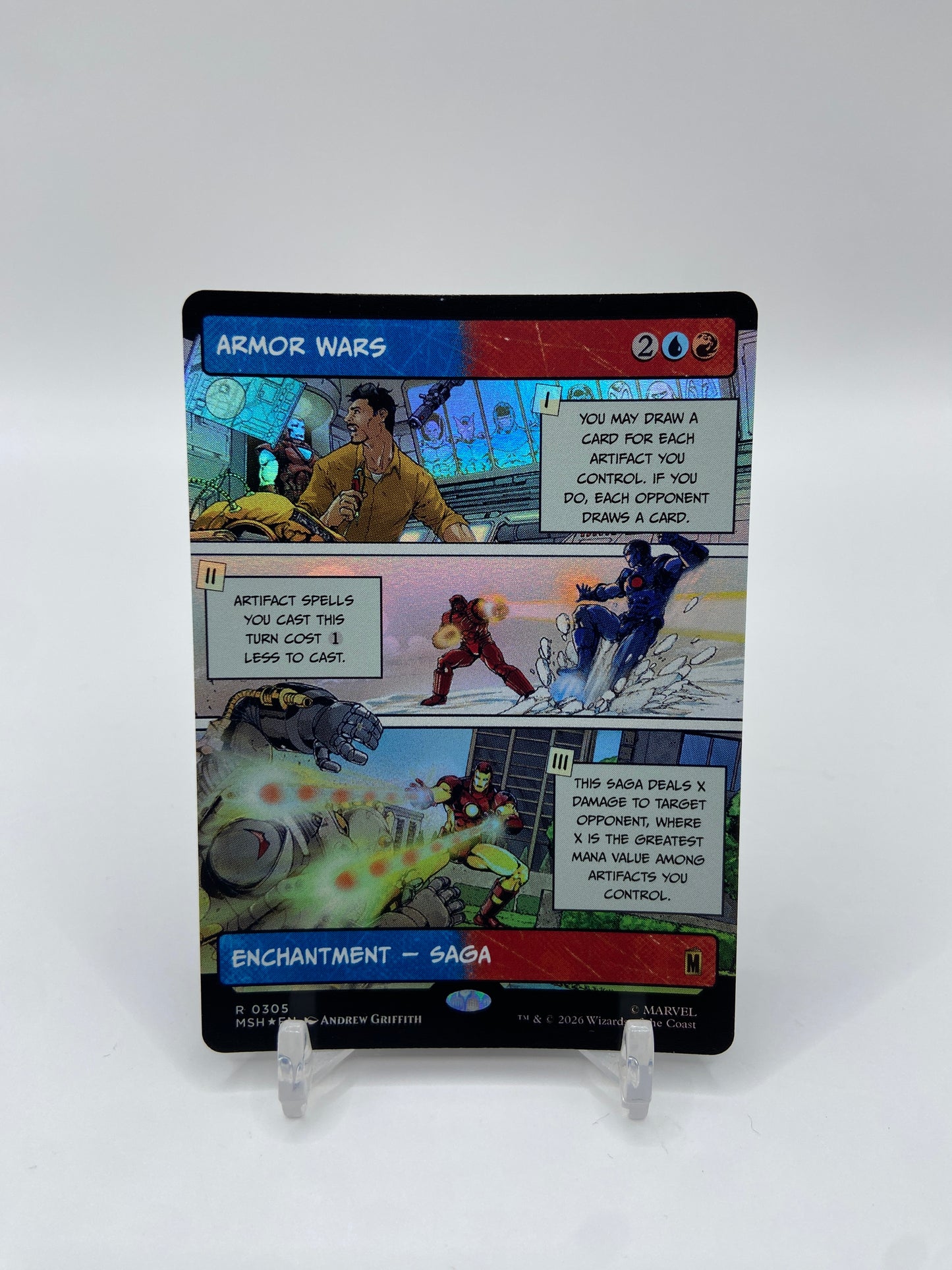 Armor Wars Foil (Borderless) Marvel Super Heroes R 305