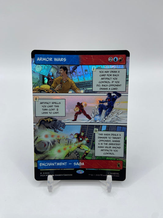 Armor Wars Foil (Borderless) Marvel Super Heroes R 305