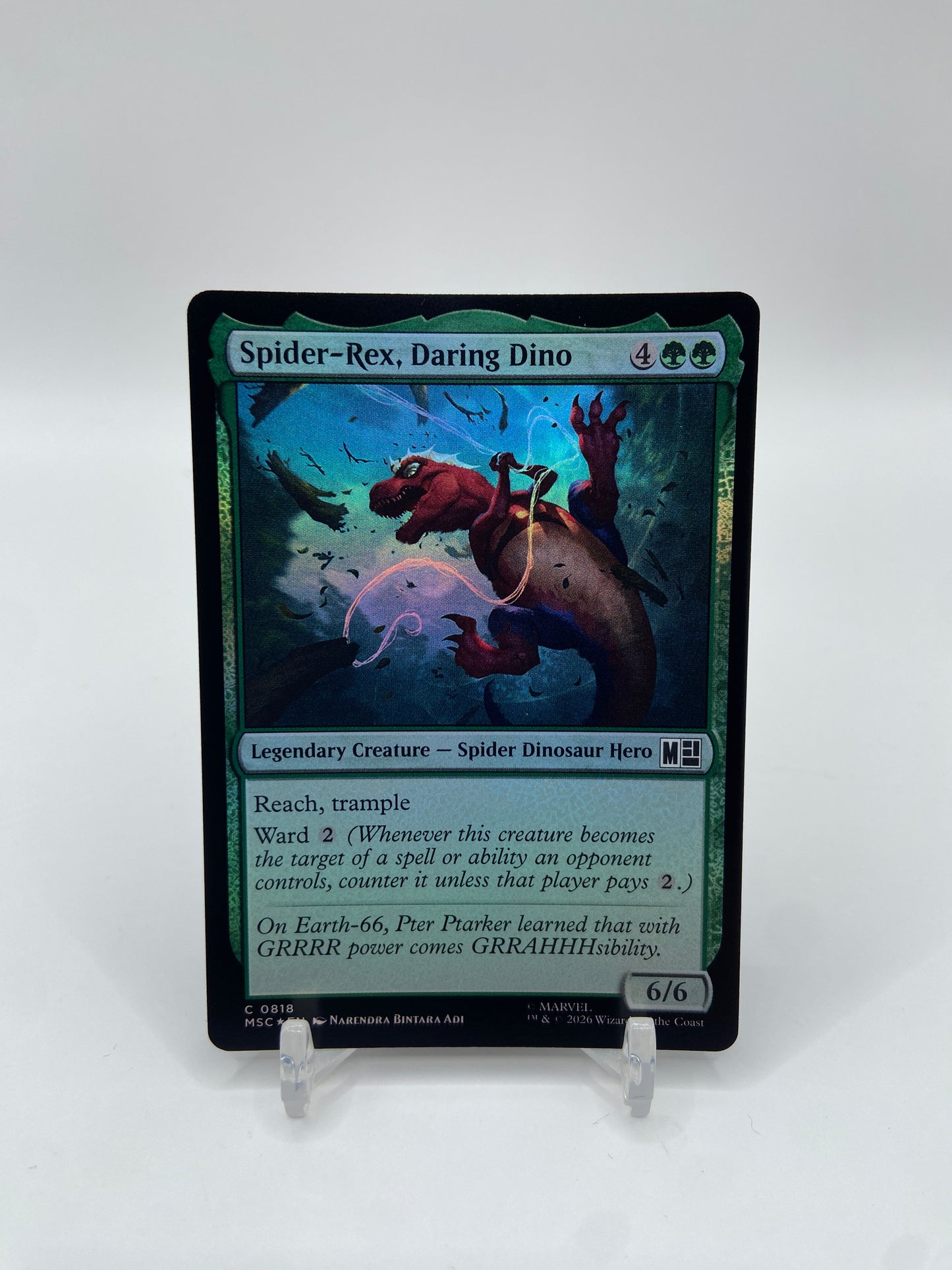 Spider-Rex, Daring Dino Foil Commander: Marvel Super Heroes C 818