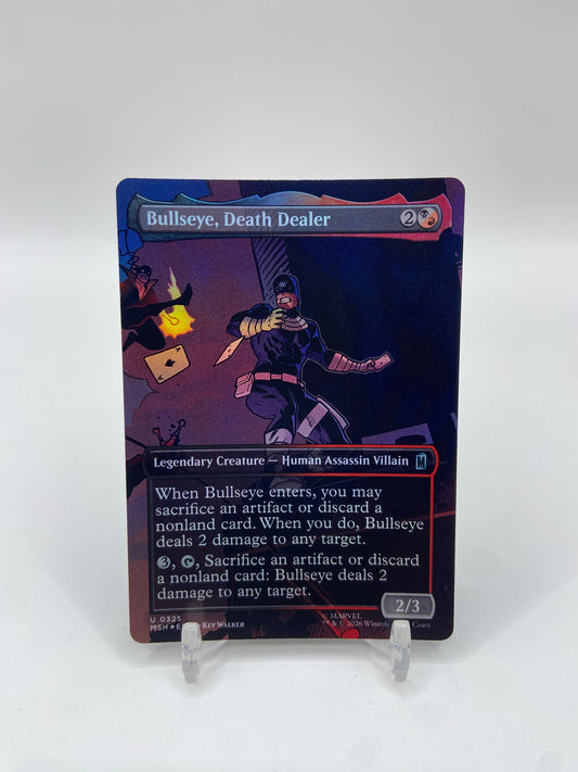 Bullseye, Death Dealer Foil (Borderless) Marvel Super Heroes U 325
