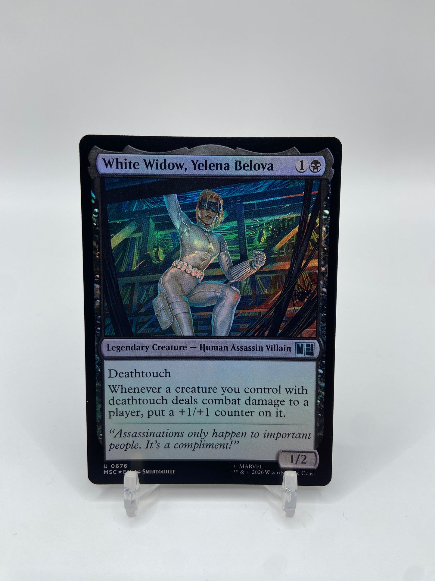 White Widow, Yelena Belova Foil Commander: Marvel Super Heroes U 676