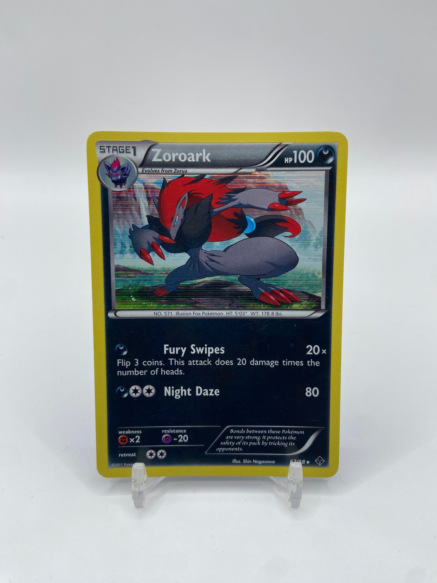 Zoroark Holo Emerging Powers 67/98
