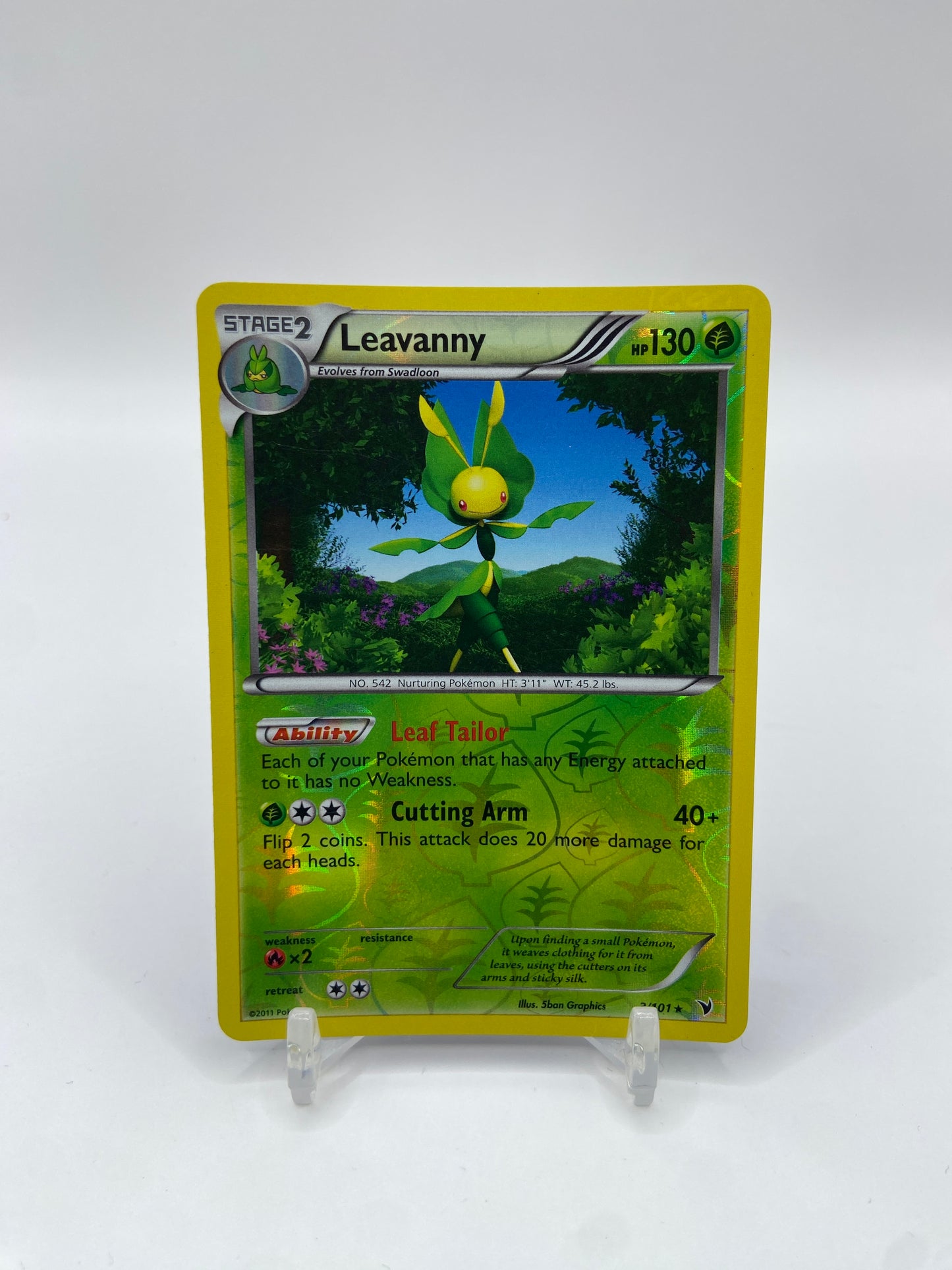Leavanny Reverse Holo Rare Noble Victories 3/101