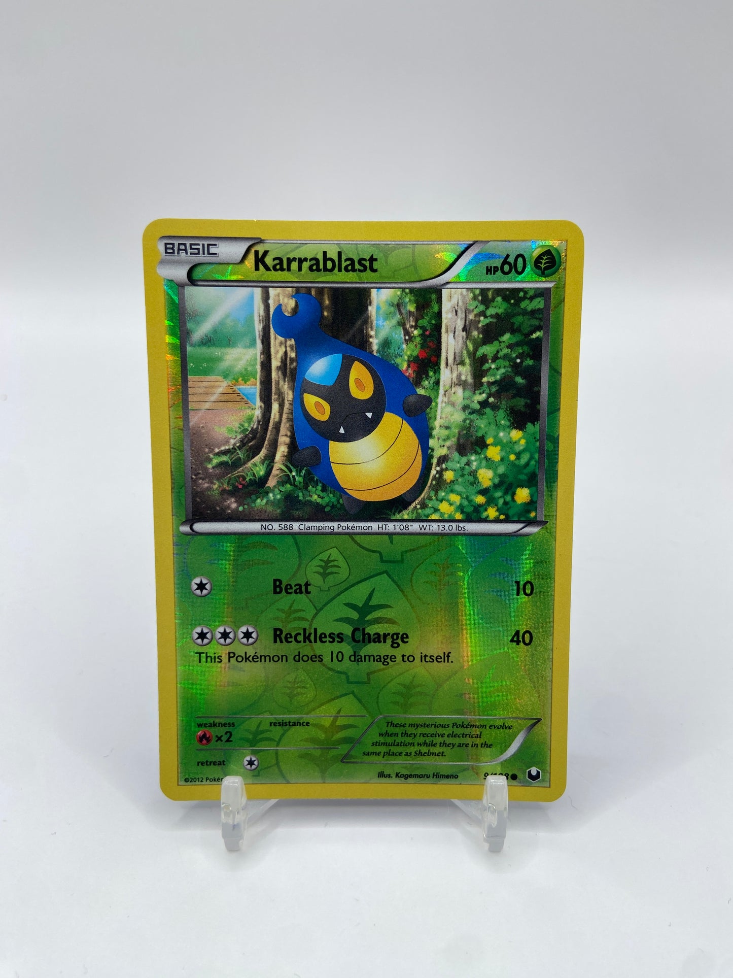 Karrablast Reverse Holo Dark Explorers 9/108