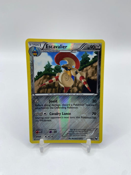 Escavalier Reverse Holo Rare Dark Explorers 74/108