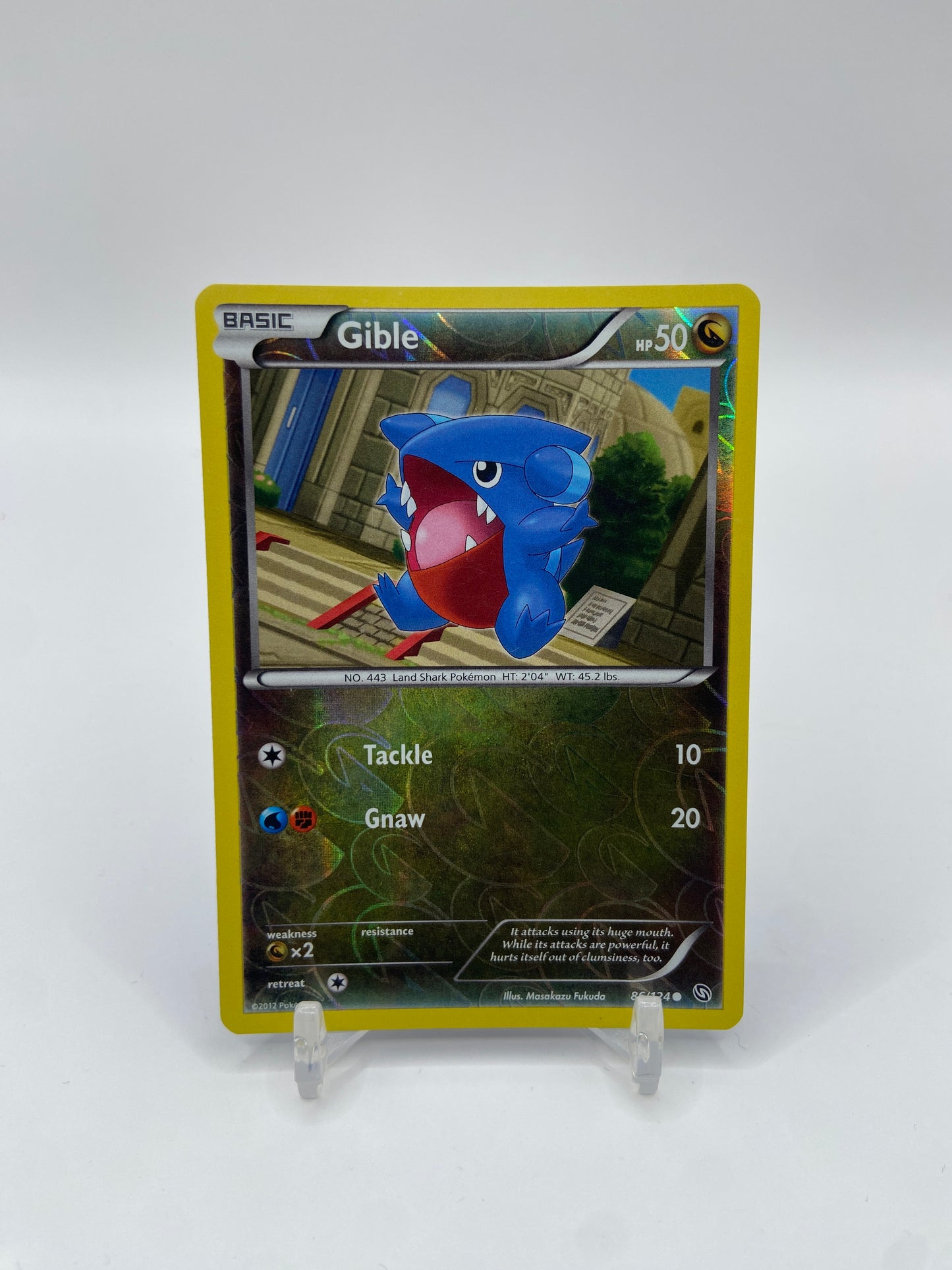 Gible Reverse Holo Dragons Exalted 86/124