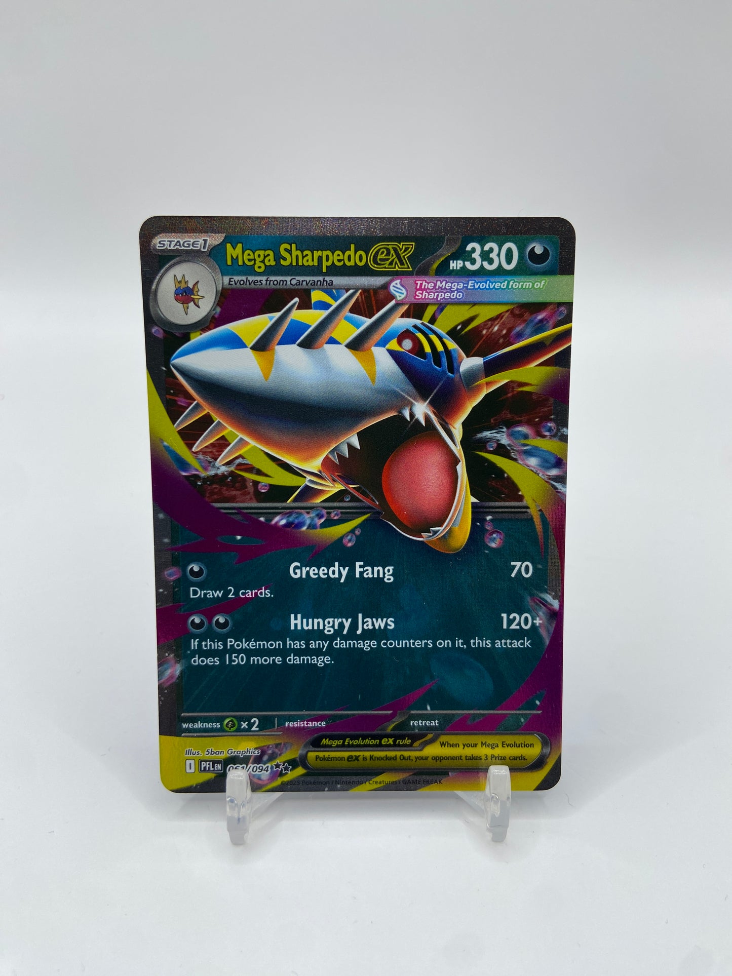 Mega Sharpedo Ex Phantasmal Flames 061/094