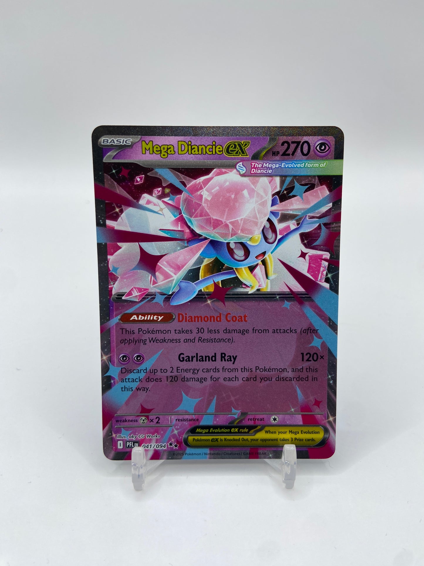 Mega Diancie Ex Phantasmal Flames 041/094