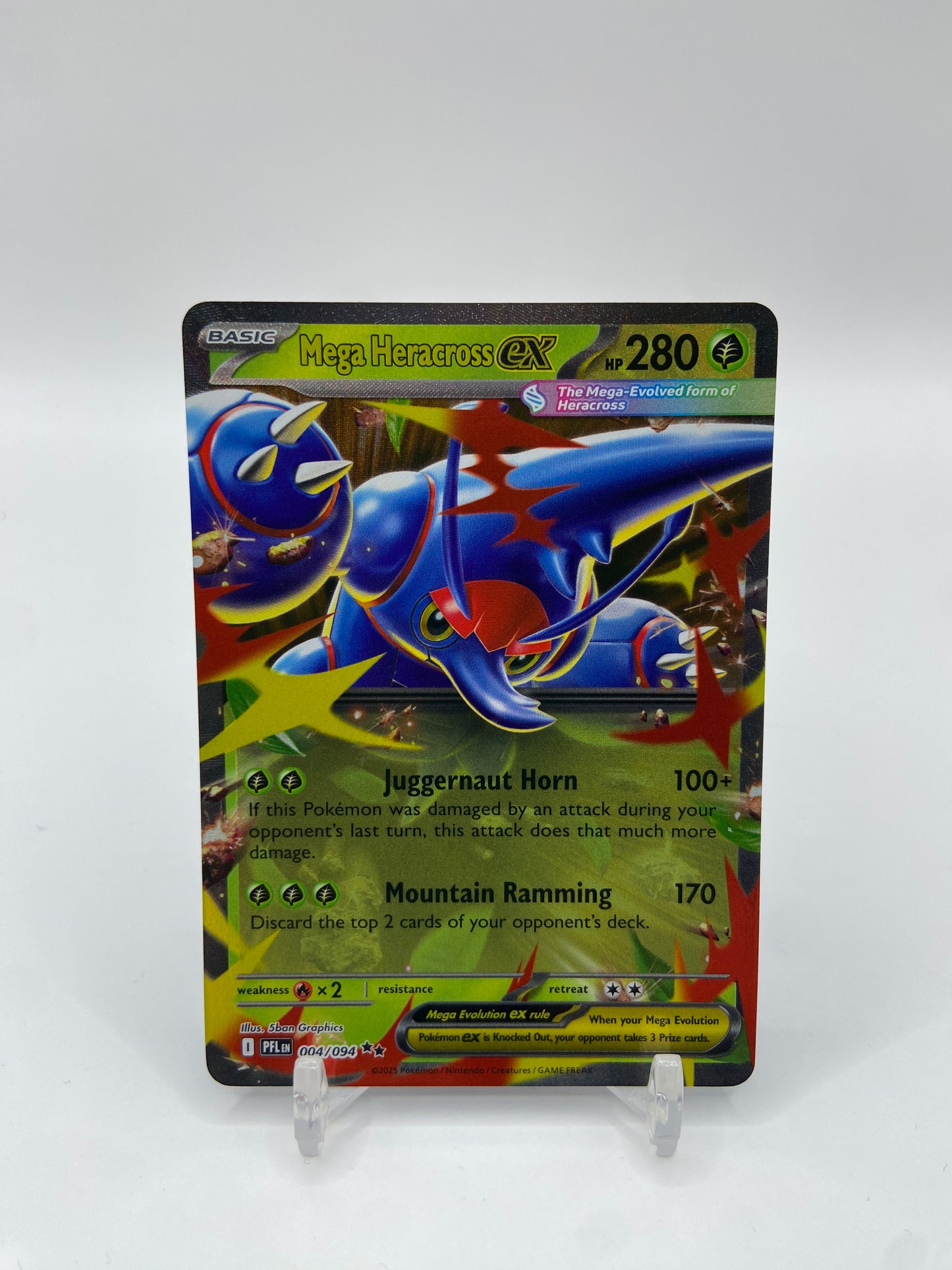 Mega Heracross Ex Phantasmal Flames 004/094