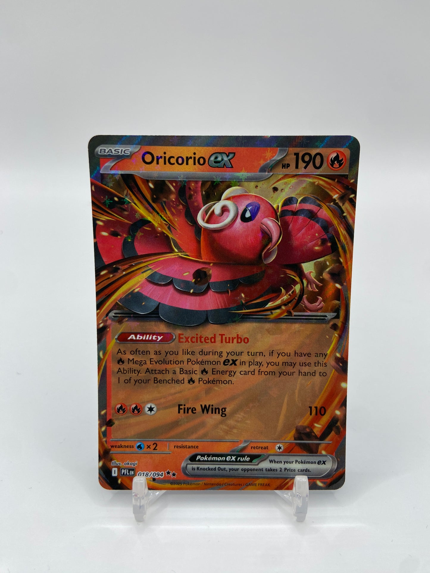 Oricorio Ex Phantasmal Flames 018/094