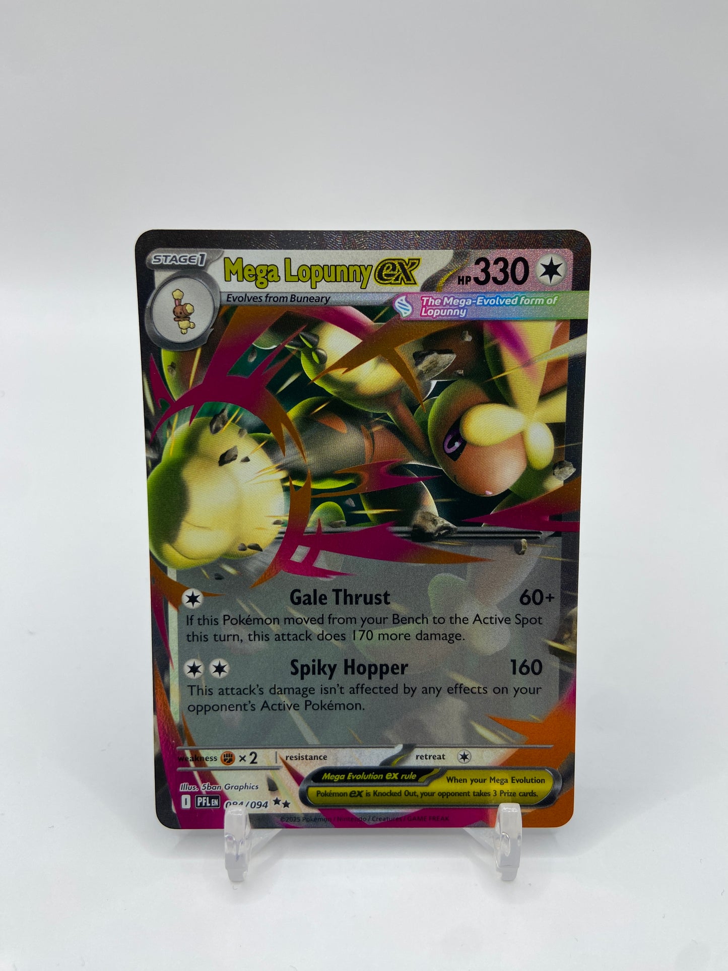 Mega Lopunny Ex Phantasmal Flames 084/094