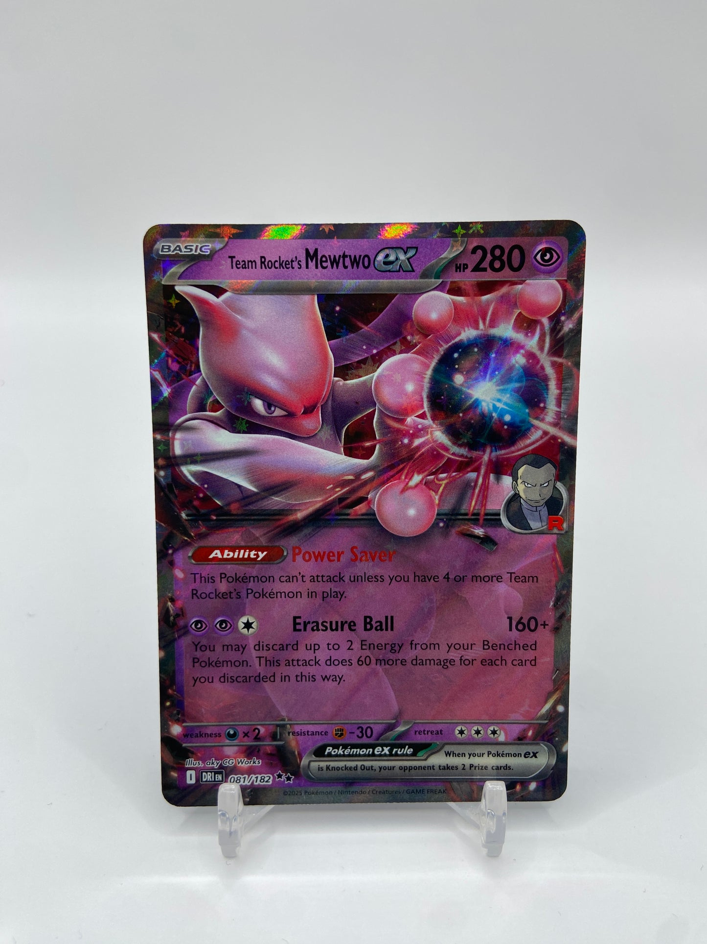 Team Rockets Mewtwo Ex Destined Rivals 081/182