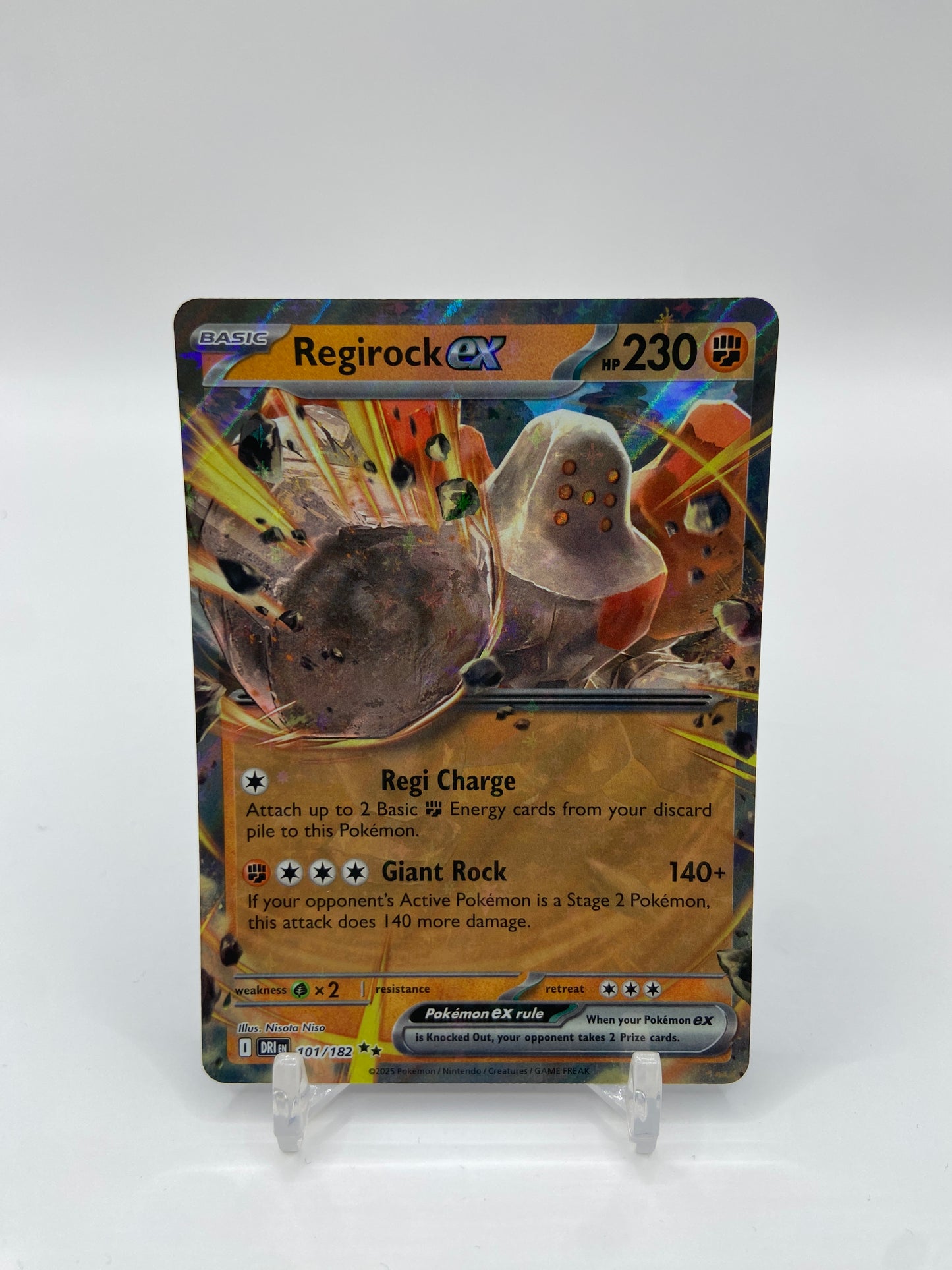 Regirock EX Destined Rivals 101/182