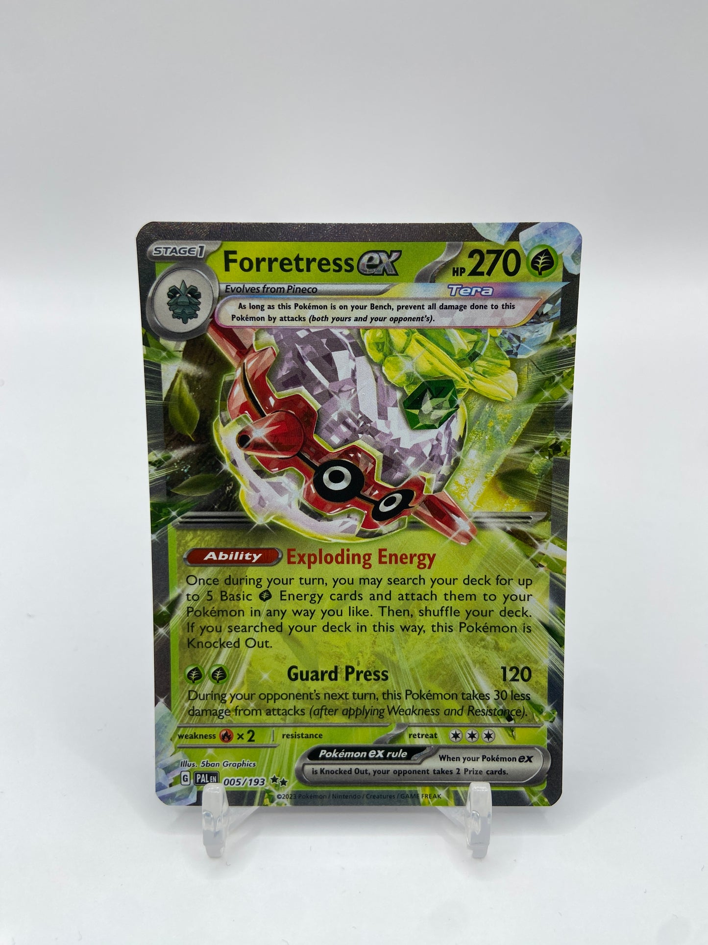 Forretress Ex Paldea Evolved 005/193