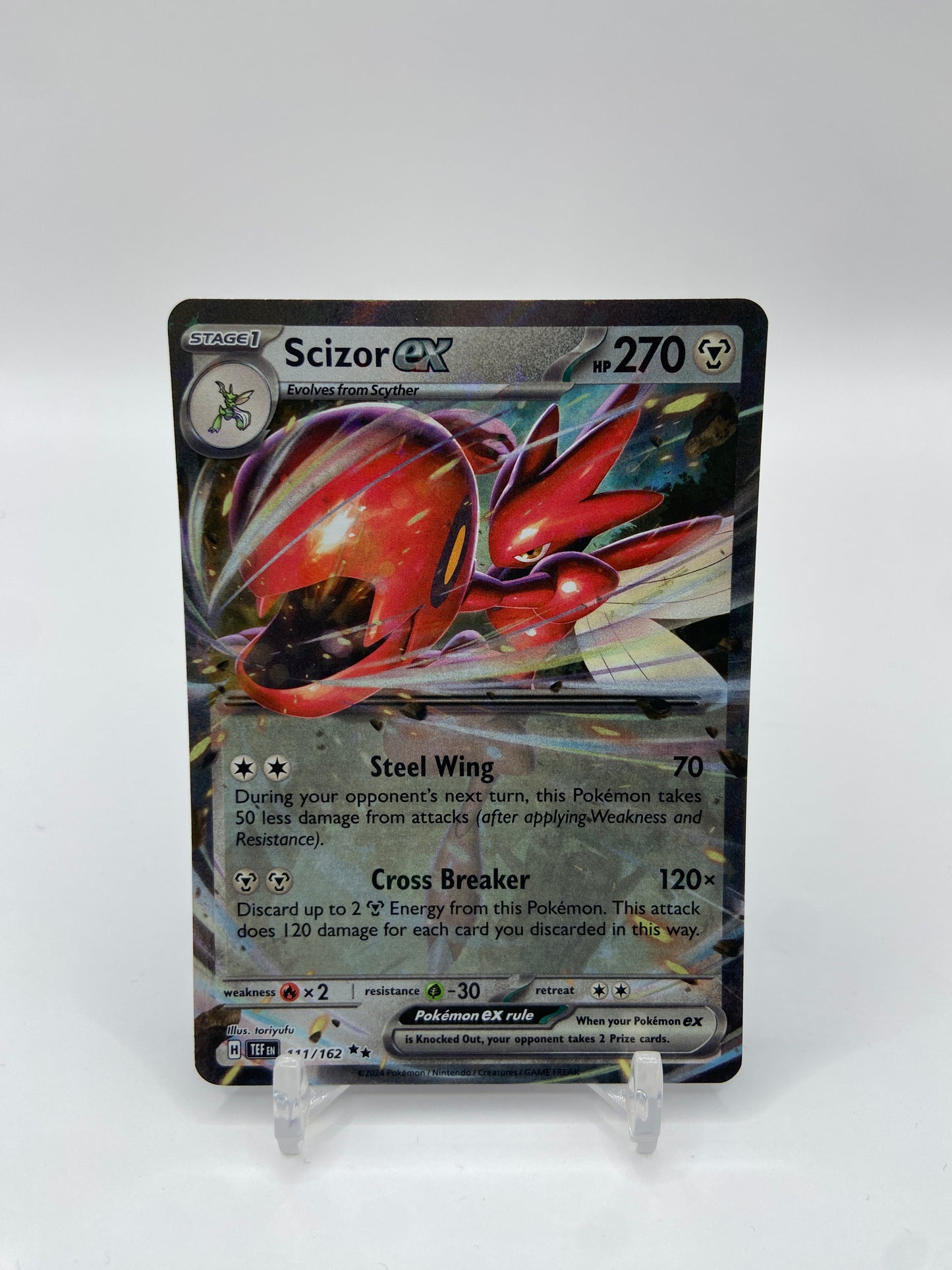 Scizor Ex Journey Together 111/162